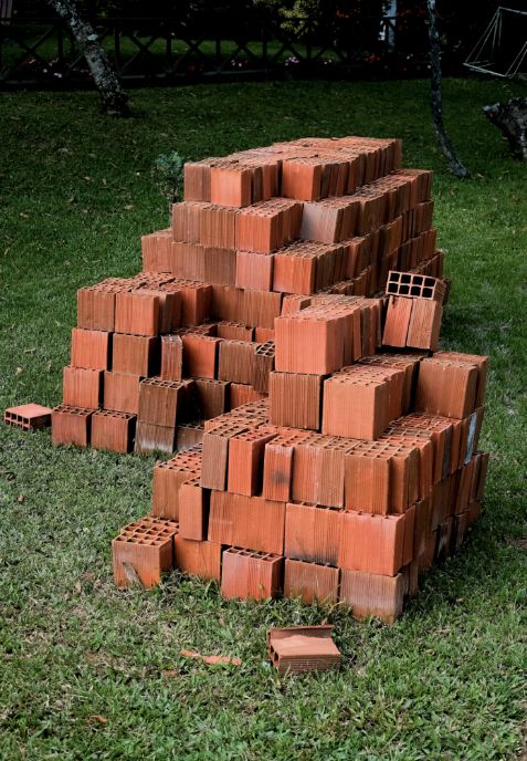 pile of bricks