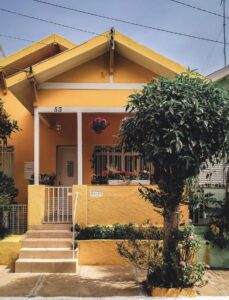 yellow house