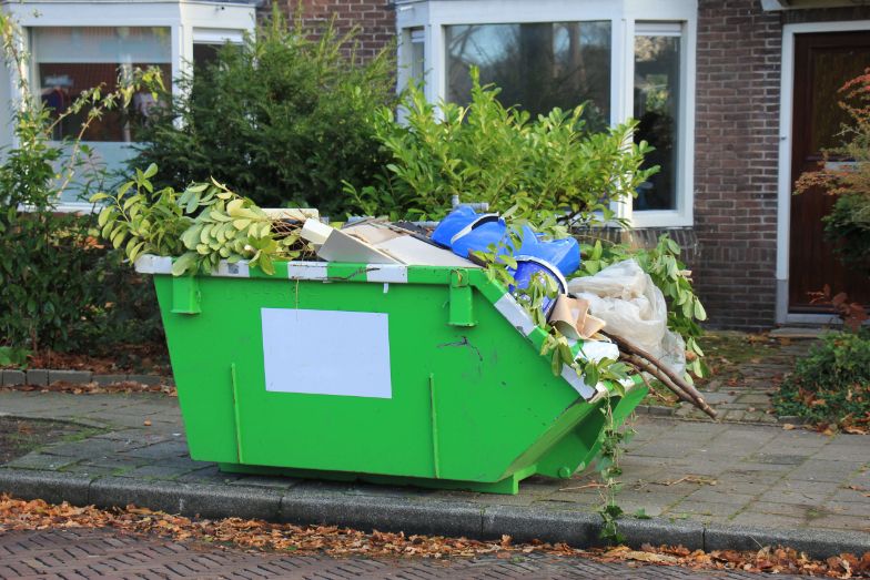 Green skip bin in melbourne