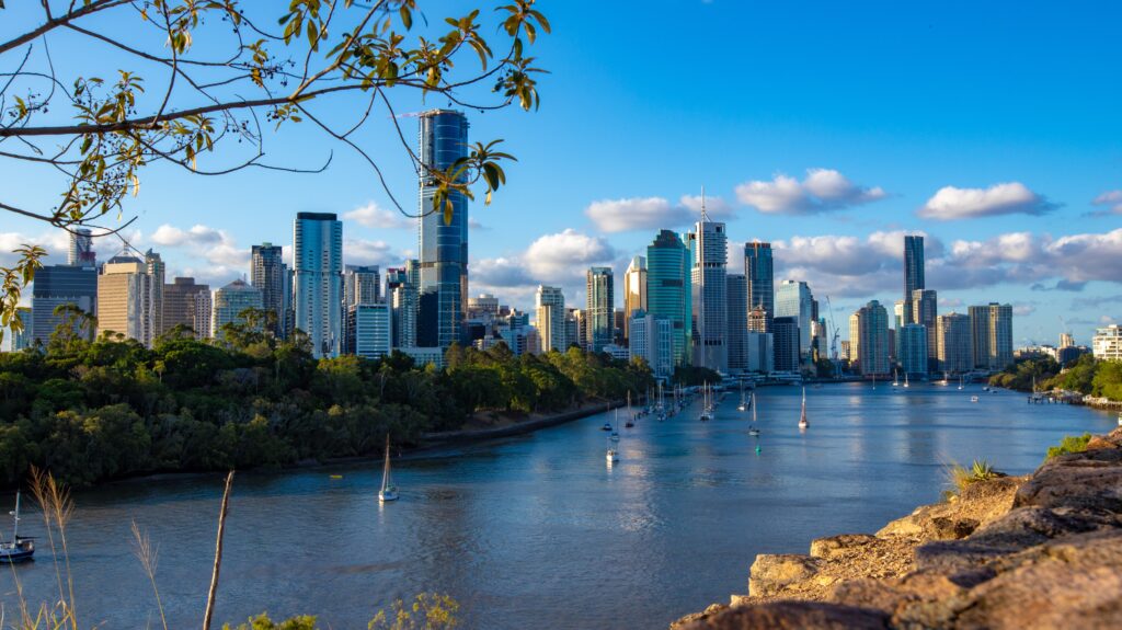 Brisbane skyline view