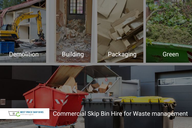 Types of Waste you can use a Commercial Skip Bin hire for.