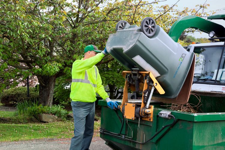 Skip Bin Collection at Schools as part of Waste Management Initiative