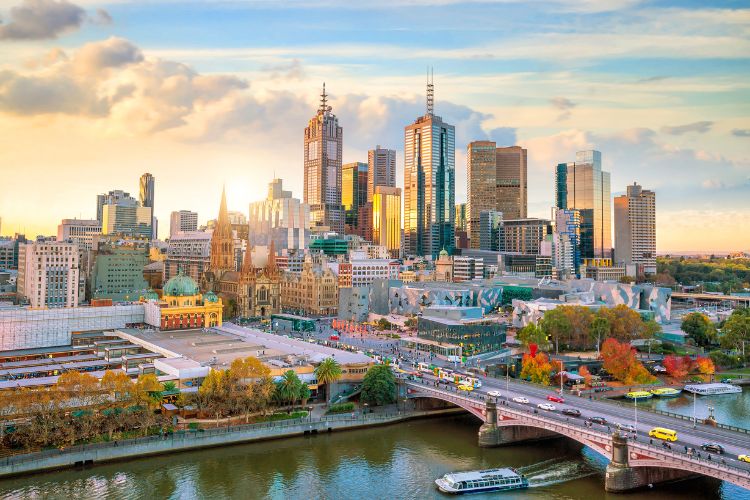View of Melbourne, Victoria