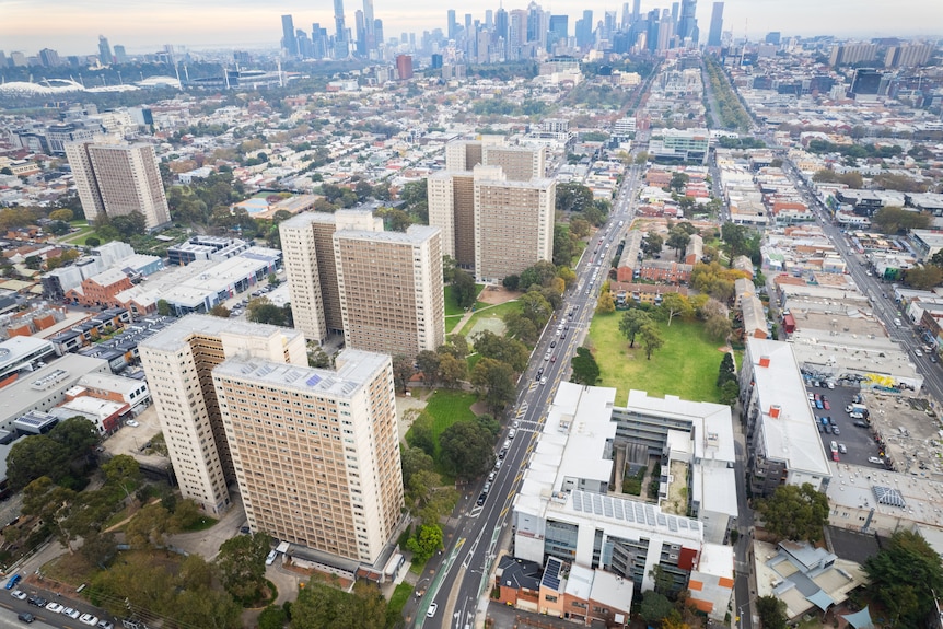 Aerial View of Collingwood Victoria